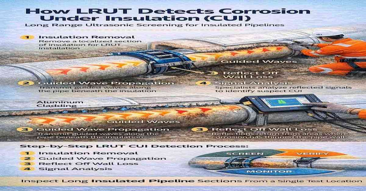 How LRUT Detects Corrosion Under Insulation (CUI) in Industrial Pipelines ?
