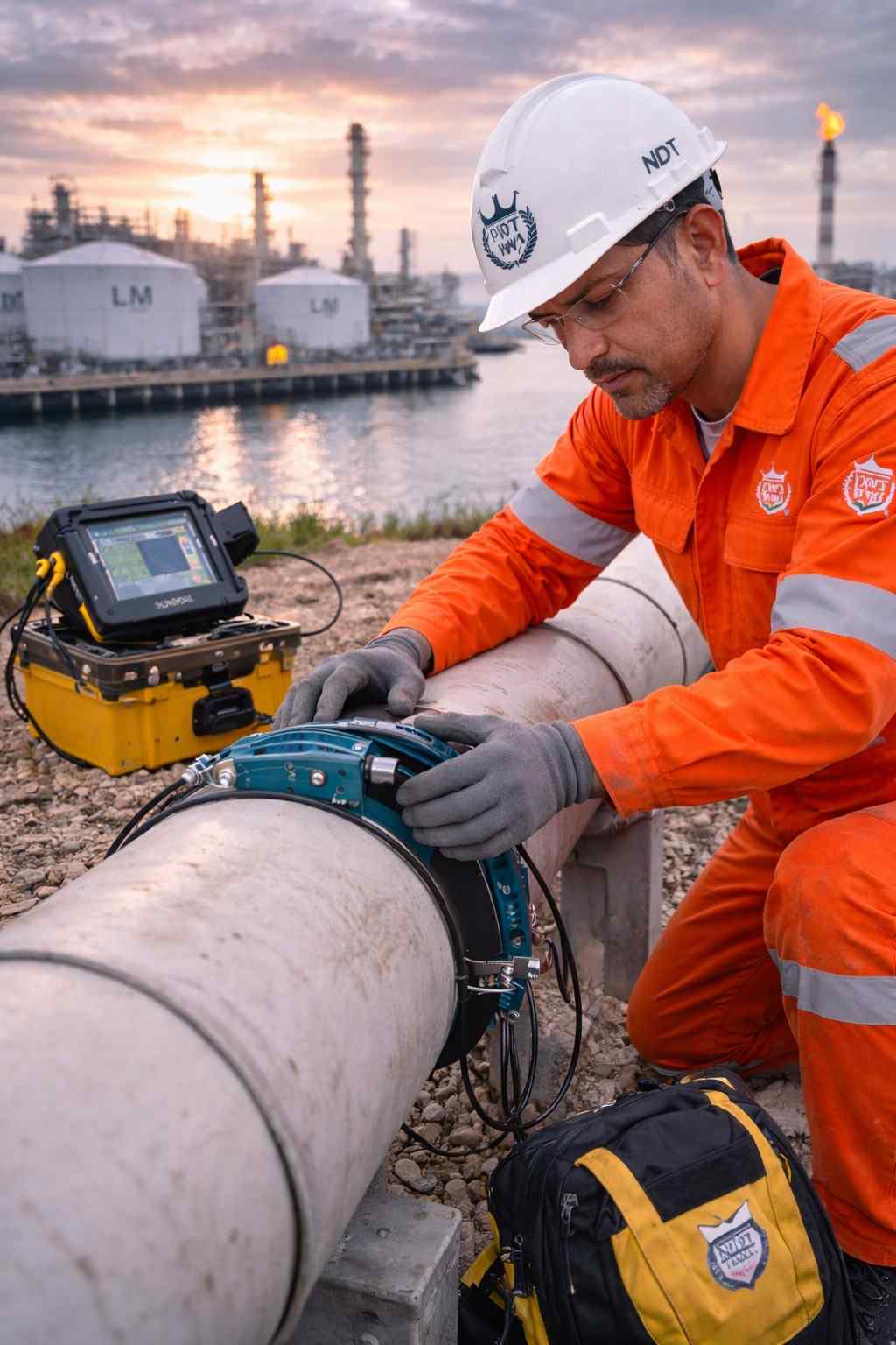 LNG And Gas Processing Terminals LRUT Pipeline Integrity Screening Services