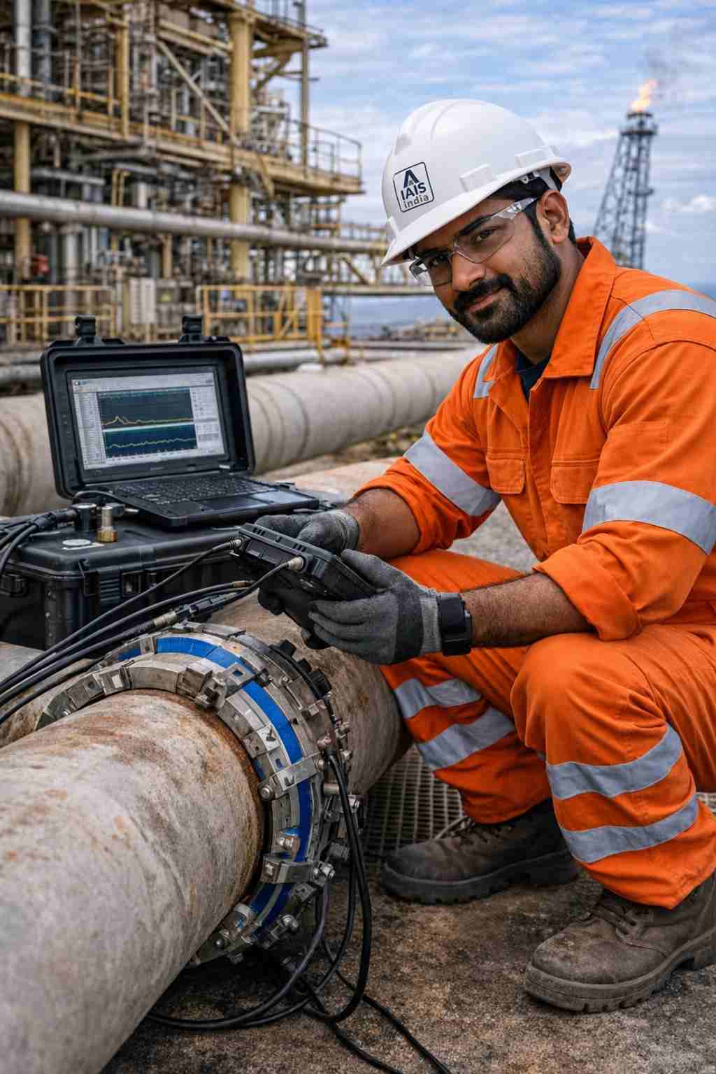 Oil And Gas Upstream LRUT Guided Wave Pipeline Screening Solutions