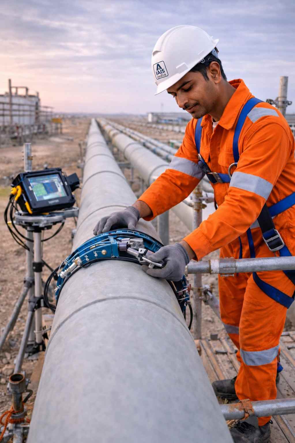 Pulp And Paper Mills Guided Wave LRUT Pipeline Integrity Inspection