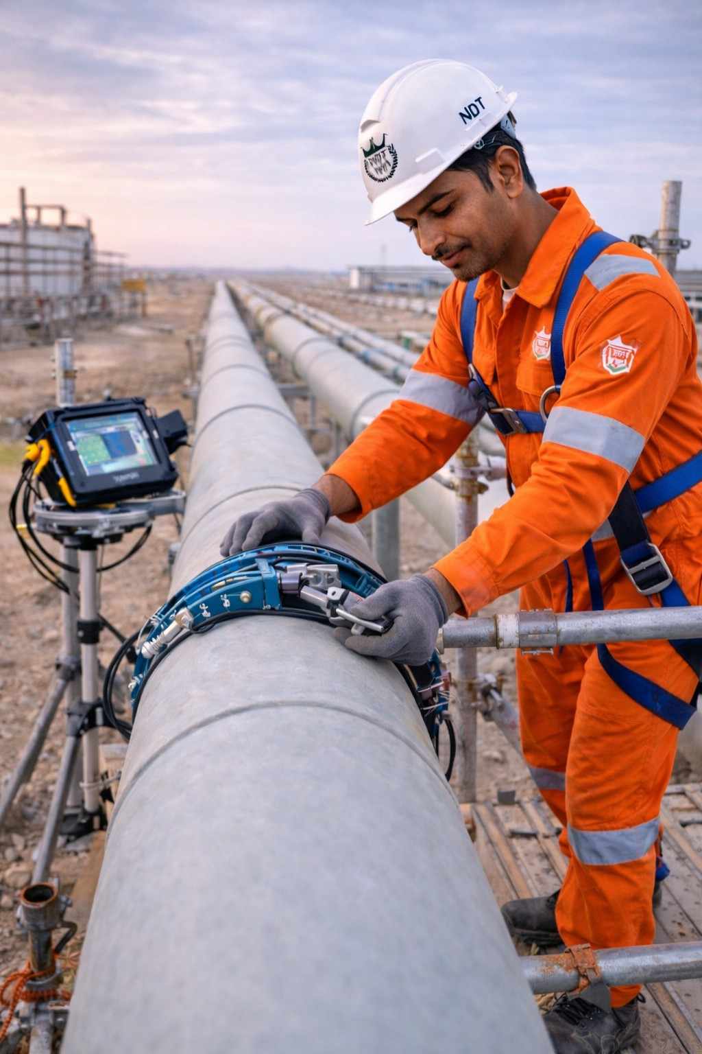 Pulp And Paper Mills Guided Wave LRUT Pipeline Integrity Inspection