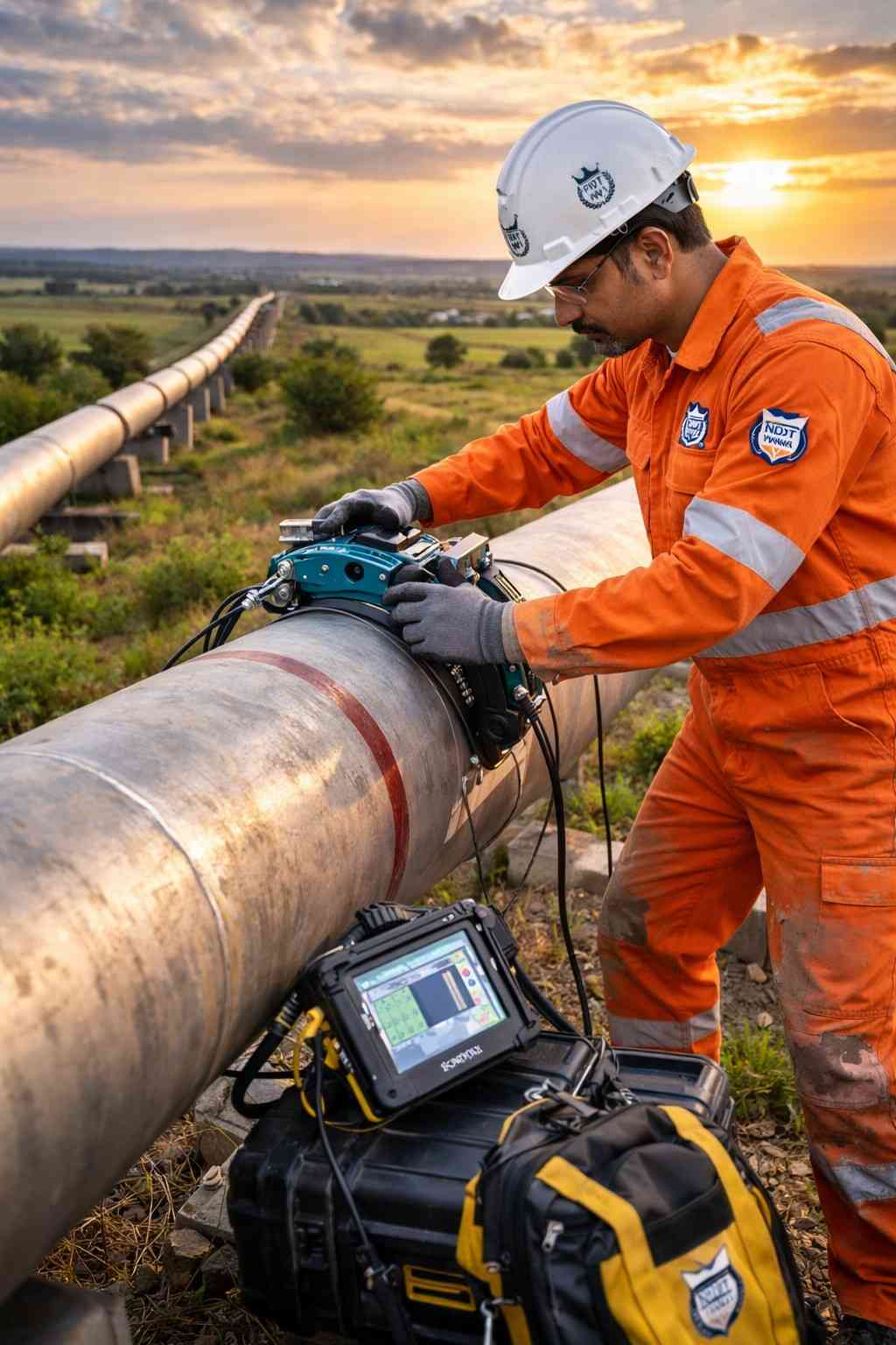 Slurry Pipeline Operators LRUT Wall Loss And Erosion Screening Services