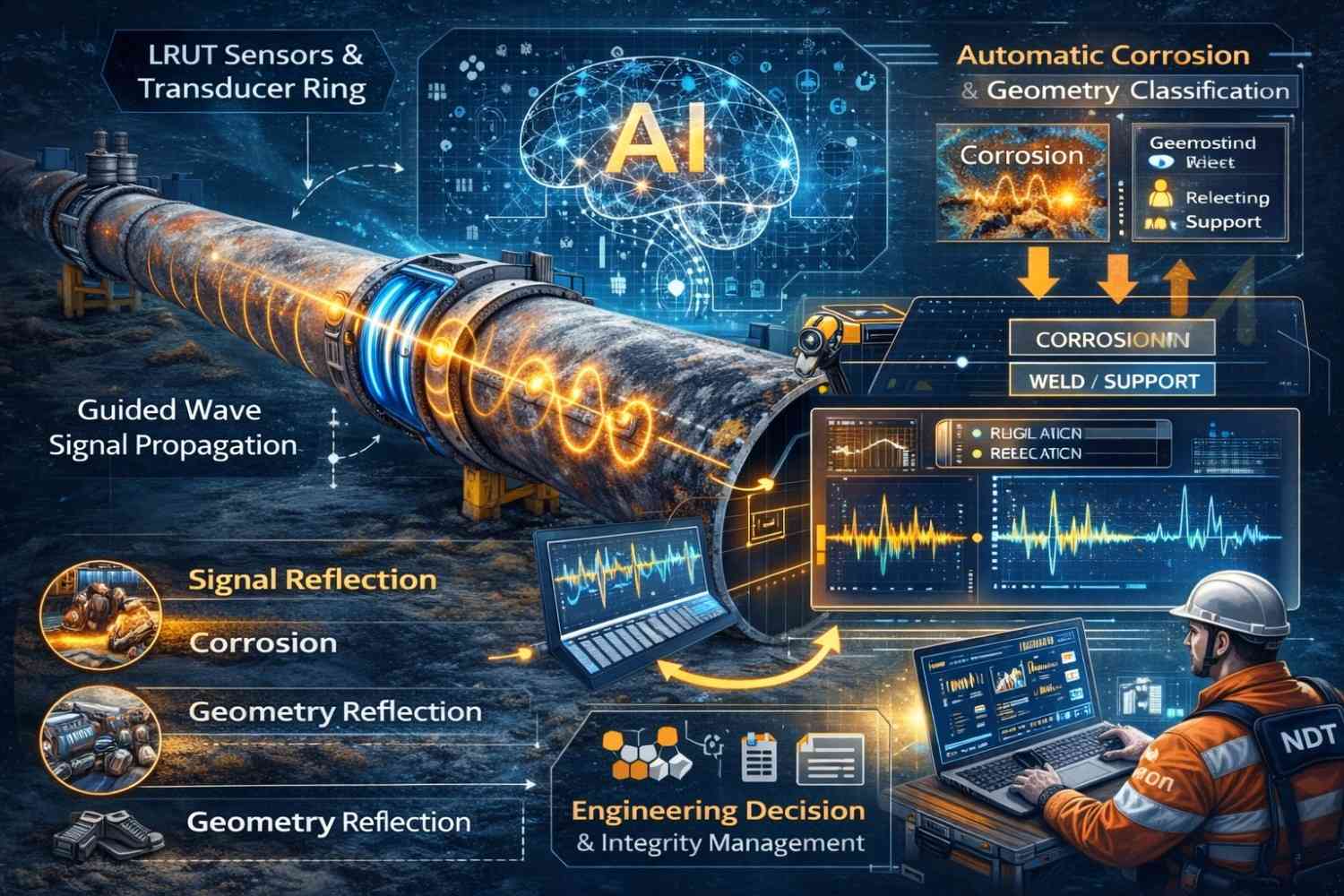 Artificial Intelligence And Signal Processing in Guided Wave Ultrasonic Testing The Future of Data Driven Pipeline Integrity Inspection