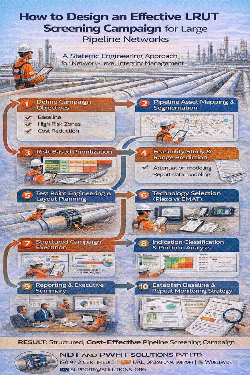 How to Design an Effective LRUT Screening Campaign for Large Pipeline Networks A Strategic Engineering Guide for Asset Integrity Managers