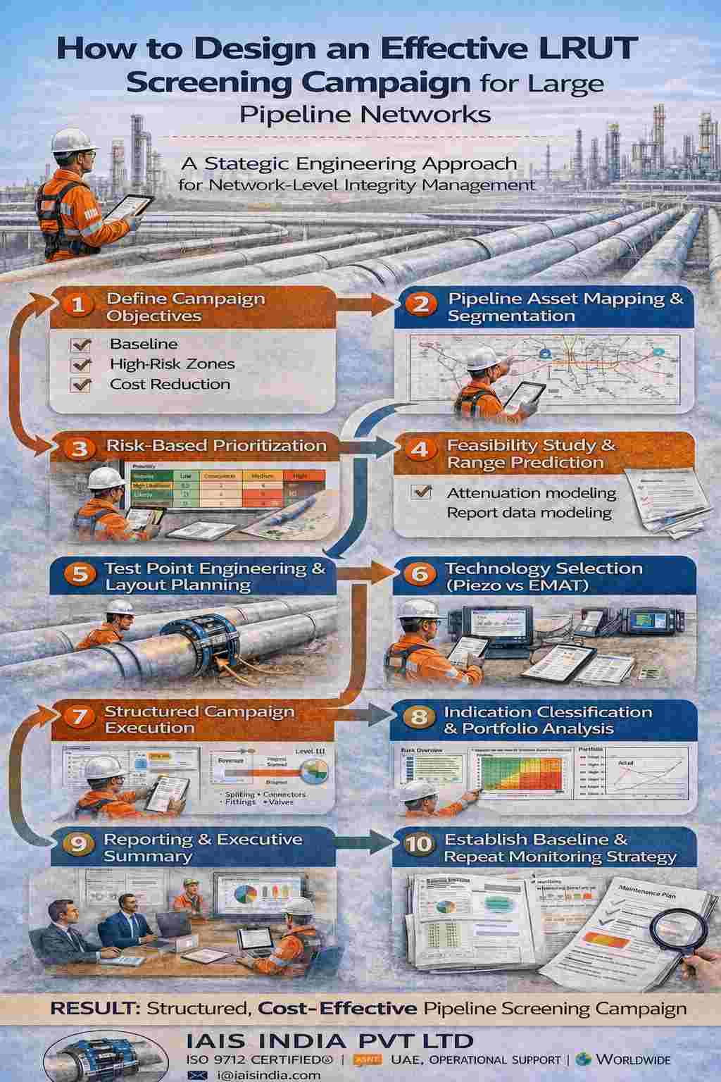 How to Design an Effective LRUT Screening Campaign for Large Pipeline Networks A Strategic Engineering Guide for Asset Integrity Managers