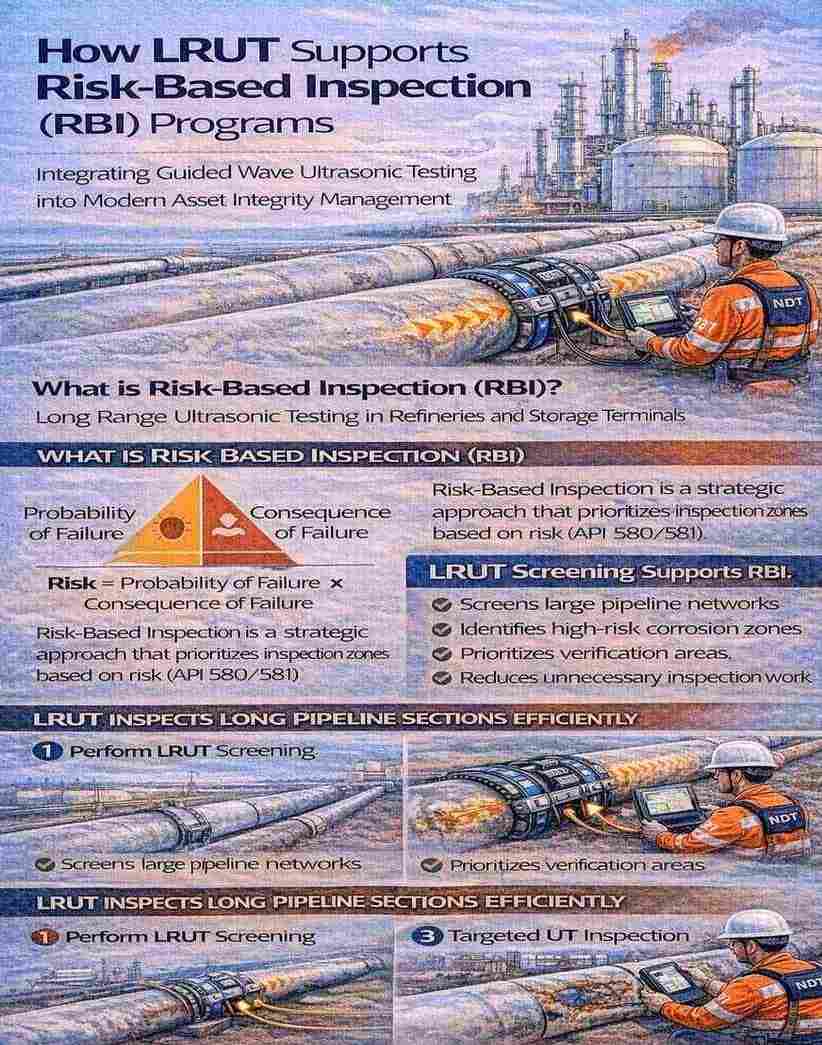 How LRUT Supports Risk Based Inspection (RBI) Programs Integrating Guided Wave Ultrasonic Testing into Modern Asset Integrity Management