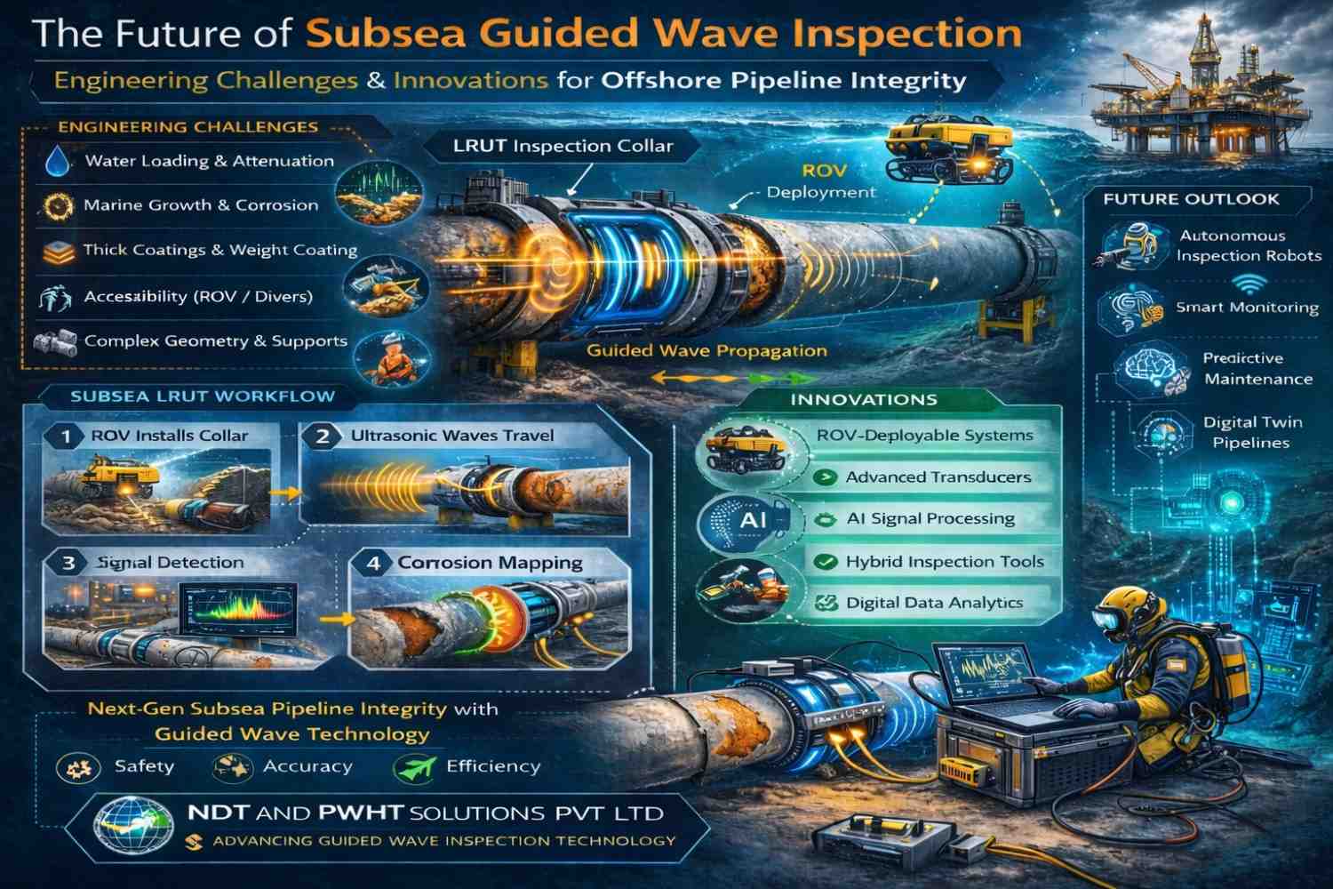 The Future of Subsea Guided Wave Inspection: Engineering Challenges & Innovations Advancing LRUT Technology for Offshore and Subsea Pipeline Integrity