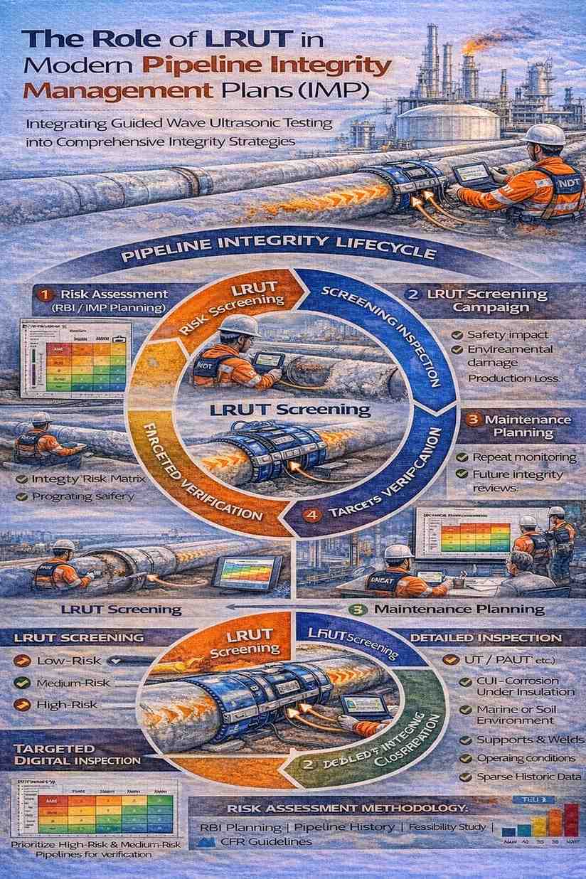 The Role of LRUT in Modern Pipeline Integrity Management Plans (IMP) Integrating Guided Wave Ultrasonic Testing into Long-Term Asset Integrity Programs