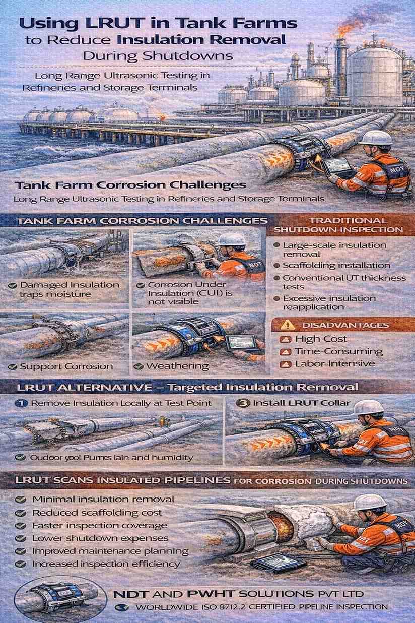 Using LRUT in Tank Farms to Reduce Insulation Removal During Shutdowns A Smart Inspection Strategy for Transfer Pipelines and Storage Terminals